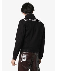 Мужская черная джинсовая куртка от Givenchy