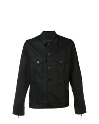 Мужская черная джинсовая куртка от En Noir
