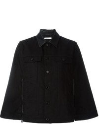 Женская черная джинсовая куртка от Givenchy