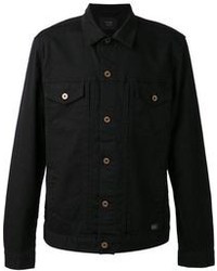 Мужская черная джинсовая куртка от Globe