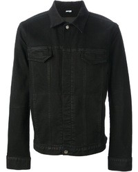 Мужская черная джинсовая куртка от Helmut Lang
