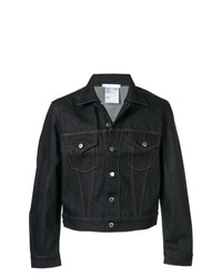 Мужская черная джинсовая куртка от Helmut Lang