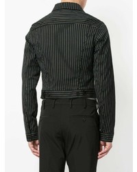 Мужская черная джинсовая куртка от Haider Ackermann