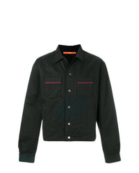 Мужская черная джинсовая куртка от Komakino