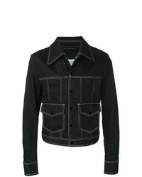 Мужская черная джинсовая куртка от Maison Margiela