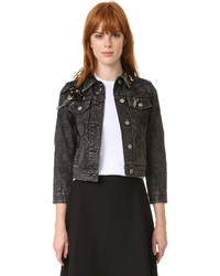 Женская черная джинсовая куртка от Marc Jacobs