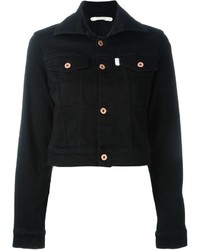 Женская черная джинсовая куртка от Off-White