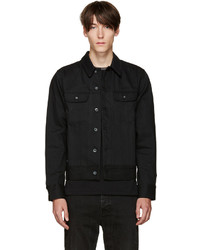 Мужская черная джинсовая куртка от rag & bone