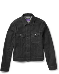Мужская черная джинсовая куртка от Ralph Lauren Purple Label