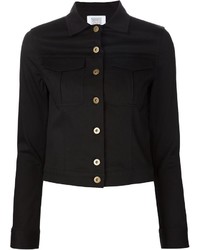 Женская черная джинсовая куртка от Rosie Assoulin