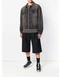 Мужская черная джинсовая куртка от Yeezy