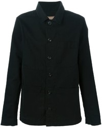Мужская черная джинсовая куртка от Societe Anonyme