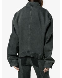 Женская черная джинсовая куртка от Yeezy