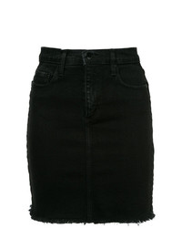 Черная джинсовая мини-юбка от Nobody Denim