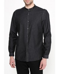 Мужская черная джинсовая рубашка от Burton Menswear London