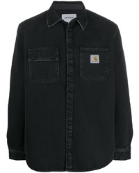 Мужская черная джинсовая рубашка от Carhartt WIP
