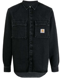 Мужская черная джинсовая рубашка от Carhartt WIP