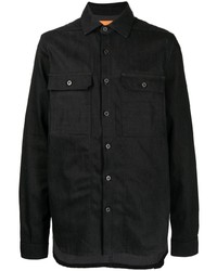Мужская черная джинсовая рубашка от Rick Owens DRKSHDW