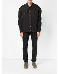 Мужская черная джинсовая рубашка от Y/Project
