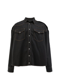 Мужская черная джинсовая рубашка от Y/Project