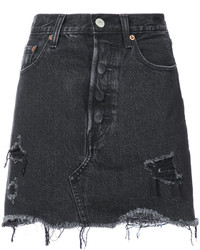 Черная джинсовая юбка от Levi's
