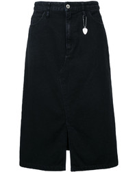 Черная джинсовая юбка от Muveil