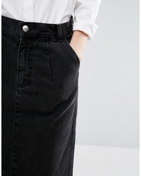 Черная джинсовая юбка от Asos
