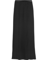 Черная длинная юбка со складками от Karl Lagerfeld