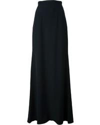 Черная длинная юбка от Alexander McQueen