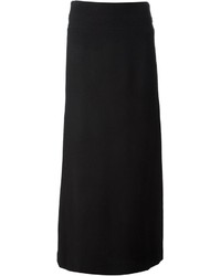 Черная длинная юбка от Jean Louis Scherrer