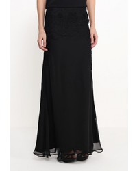 Черная длинная юбка от La Coquette