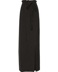 Черная длинная юбка от Lanvin