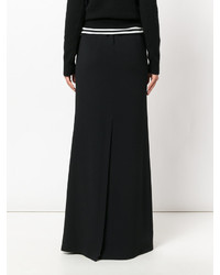 Черная длинная юбка от Alberta Ferretti