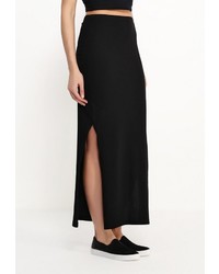Черная длинная юбка от Only