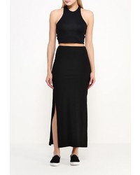 Черная длинная юбка от Only