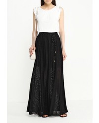 Черная длинная юбка от Patrizia Pepe