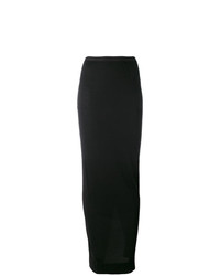Черная длинная юбка от Rick Owens Lilies