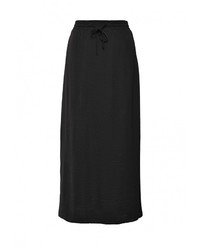 Черная длинная юбка от Vila