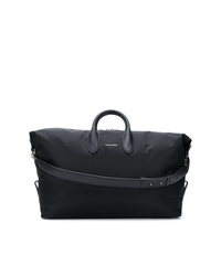 Мужская черная дорожная сумка из плотной ткани от Alexander McQueen