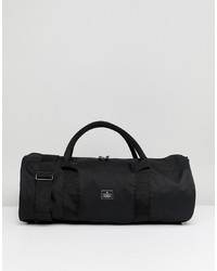 Мужская черная дорожная сумка из плотной ткани от ASOS DESIGN