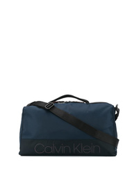Мужская черная дорожная сумка из плотной ткани от Calvin Klein