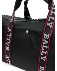 Мужская черная дорожная сумка из плотной ткани от Bally