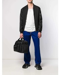 Мужская черная дорожная сумка из плотной ткани от DSQUARED2