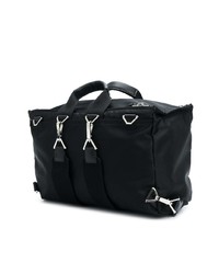 Мужская черная дорожная сумка из плотной ткани от Givenchy