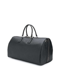 Мужская черная дорожная сумка из плотной ткани от Prada