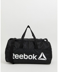 Мужская черная дорожная сумка из плотной ткани от Reebok