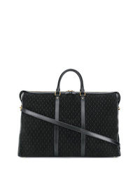 Мужская черная дорожная сумка из плотной ткани от Saint Laurent