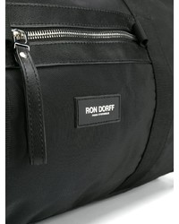 Мужская черная дорожная сумка из плотной ткани от Ron Dorff