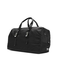 Мужская черная дорожная сумка из плотной ткани от Prada