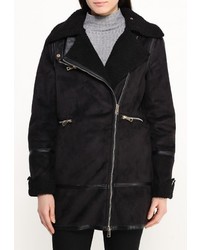 Женская черная дубленка от Adrixx